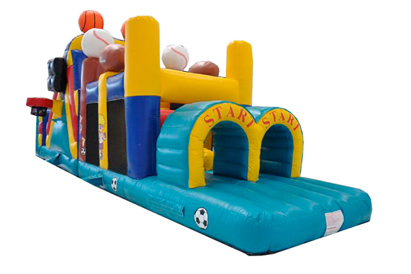 9 Castillo Hinchable Deportivo pista deportiva