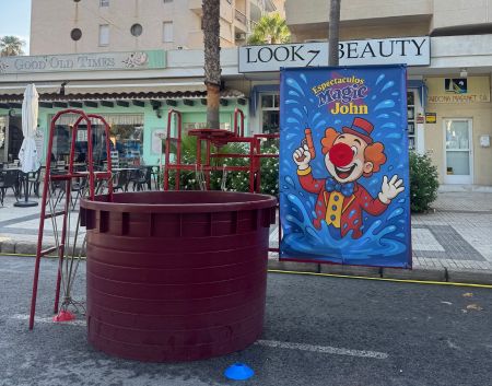 atraccion acuatica cubo splash magic john