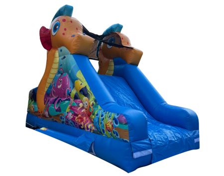 castillo hinchable tobogan caballito de mar magic john