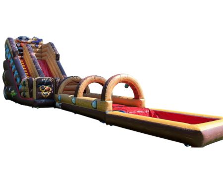 castillo hinchable tobogan lanzadera pirata magic john